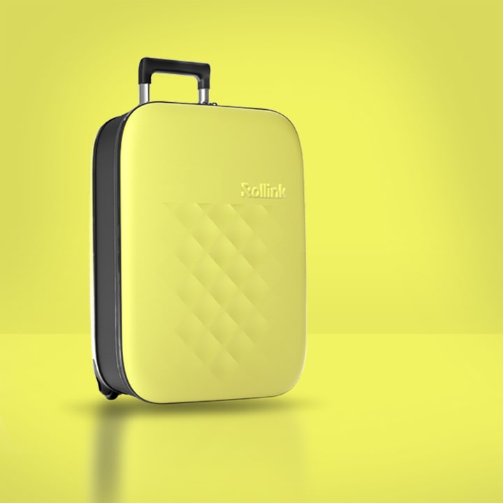 Flex Vega Air - Carry-On upright and packed